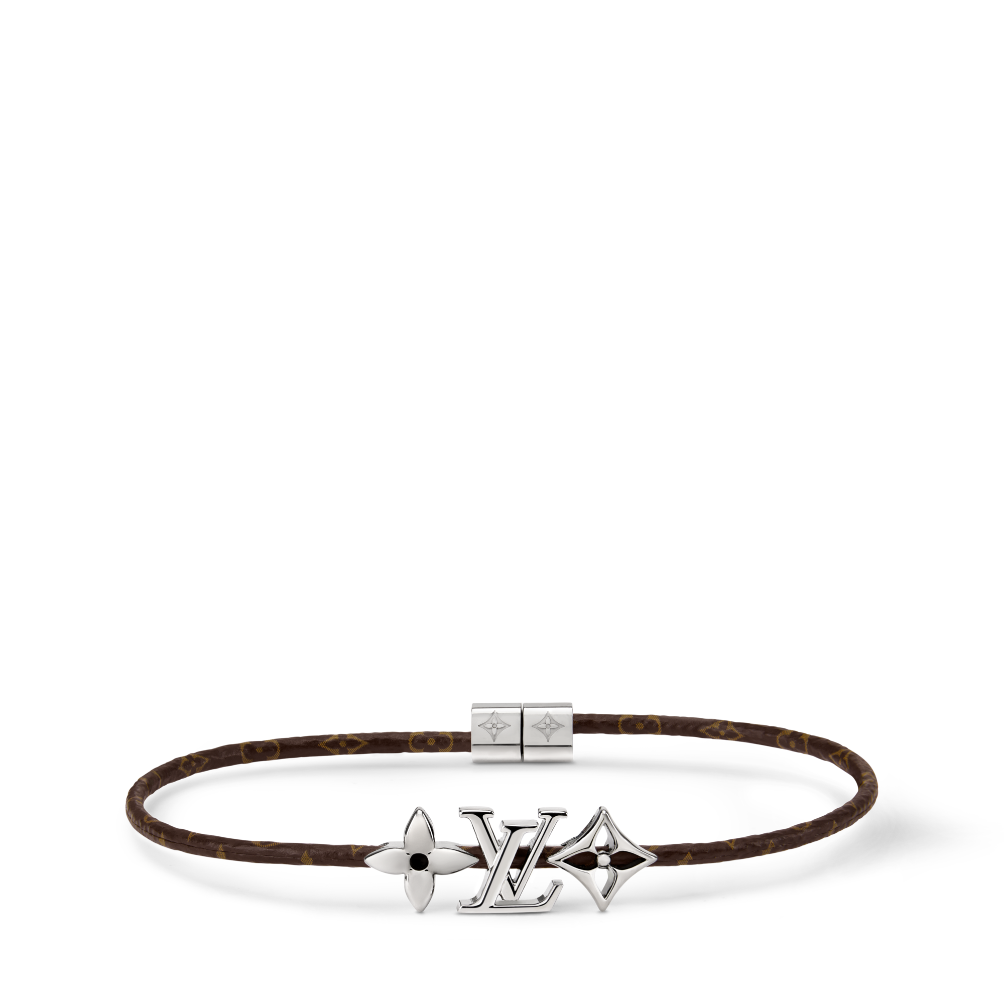LV Iconic Bracelet - Luxury Fashion Jewellery - M4883Z Brown